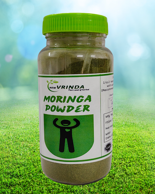 Organic Moringa Powder - 120 grams - Drumstick Leaf Powder